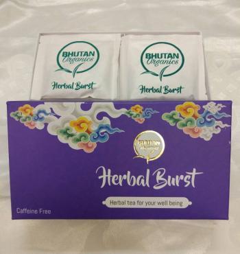 BHUTAN Organics　ブータン産ハーブティー Herbal Burst 14パック