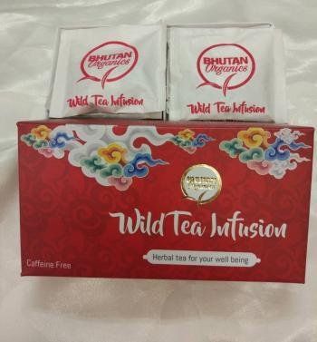 BHUTAN Organics　ブータン産ハーブティー Wild Tea Infusion 14パック