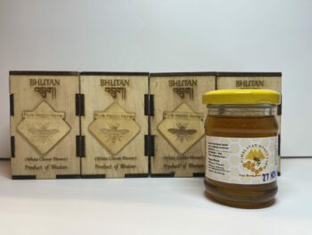 ブータン産はちみつ Pure Happy Honey ホワイトクローバー 100g 4瓶セット