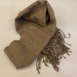 DEKIブータン産ストール23065Wild silk(野蚕) 70% COTTON 30%