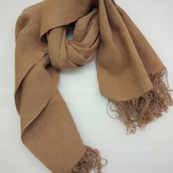 GBJWブータン産ストール18002 Madder(アカネ） Wild silk（野蚕） 80% Cotton 20%