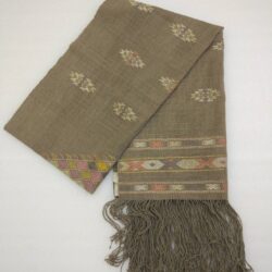 DEKIブータン産ストール17004 Wild silk（野蚕） 80% Cotton 20%